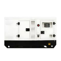 Soundproof Canopy Enclosed Diesel Generator Set with Professional Noise Reduction Design Easy Access Maintenance Doors and Integrated Fuel Tank for Outdoor Oper - Image 1