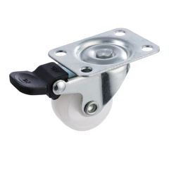 Swivel Plate Mini PP Furniture Casters Load 15kg Material PP Condition New Wheel Width 15mm HS Code 87168000 Wheel Color - Image 2
