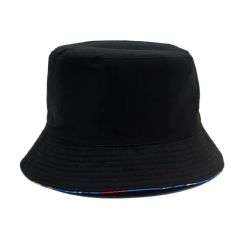 Capfix Formal Chrome Yellow/Deep Yellow Men Reversible Graphic Bucket Hats - Image 1