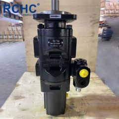 Parker 20/925588 20/925356 20/918500 7029530002 Jcb Loadall Triple Hydraulic Pump with Valve29+19 +16 Cc/Rev - Ruiye Machinery Co., Ltd.