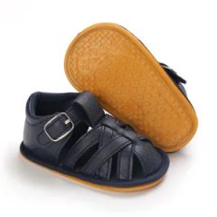 Customized High Quality Soft PU Leather Baby Boy Sandals Type Sandal Origin China Season Summer MOQ 1200 Pairs Color 6 - Image 5