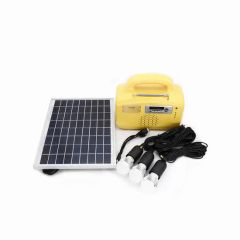 MP3/FM Radio/Supporting Fan 20W LED Solar Power Energy Home Lighting System - Image 2