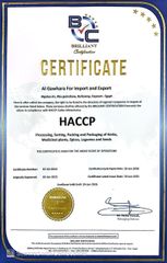 HACAP certificate from ALGAWHARA HERBS & SPICES