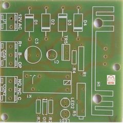 Fiberglass Epoxy Resin Single Layer PCB Efficiency 90% Min Line Width 0.40mm Board Thickness 8-10mm Material Fiberglass Epoxy - Image 1