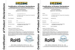 ROHS certificate of Xi an Triumph Tech Co., Ltd – certificate photo, supplier certificates section
