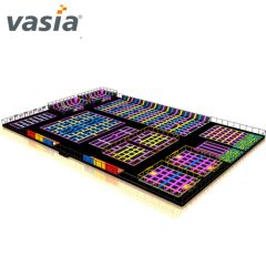 Vasia Children Indoor Trampoline Park Shape Square Age Children Trademark vasia Size Costomized Color Multicolor Warranty One - Image 1
