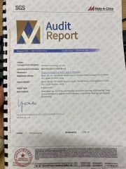 Audit Report certificate from Michitop Technology Co., Ltd
