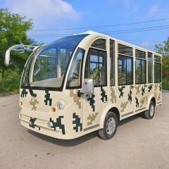 China Cheap 11-14 Seats Battery Powered Electric Sightseeing Bus for Amusement - Dezhou Fuda Metal Products Co., Ltd.