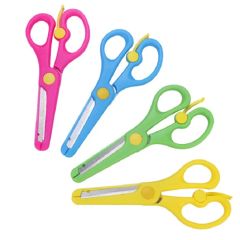 Children Safety Scissors Preschool Training Scissors Trademark AVA Occasion Home Condition New Material Metal Style - Image 1