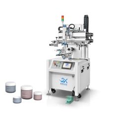 Semi-Automatic Servo Rotary Screen Printer for Perfume Bottle - Image 1