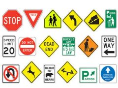 Aluminum Reflective Traffic Safety Signs - Image 2