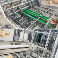 Factory Price Paper Carton Box Erecting Forming Machine Hamburger Box Making Machine - Image 3
