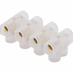 Screw Terminal Connectors Color White Material PVC Weight 30 gm IP Rating IP44 Finish Polished Reusability Reusable Packaging Type - Image 1