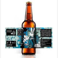 Beer Bottle Beverage Bottle Sticker Label Printing Design Model No. Label Model NO. B000001 Feature Waterproof HS Code - Image 5