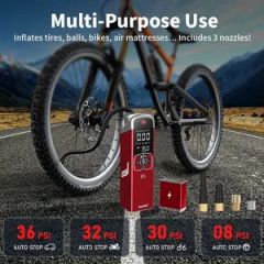 Versatile Car Home Tyre Inflator for Cars Bikes and Sports Equipment Use - Image 4