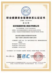Certificates certificate from Wuhan Hengtongyuan Environmental Engineering Technology Co., Ltd