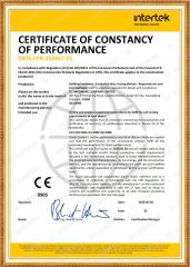 CE door closer 0905-CPR-250467-01 certificate from EC Hardware Co., Ltd.
