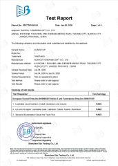 FCM Inspection Report certificate from Suzhou Tongrang Gift Co., Ltd.
