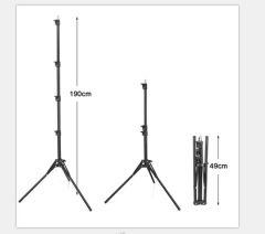 190cm Reversible Light Stand SER8819 Canon Mini 15D MOQ100 Origin China Trademark N/A Type Light Stand Model NO. SER8819 - Image 1