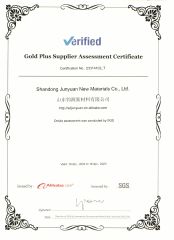 SGS2 certificate from Shandong Junyuan New Materials Co., Ltd.