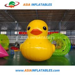Custom Rubber Inflatable Yellow Duck Animal Character, Inflatable Cartoon Mascot Advertising - Image 5