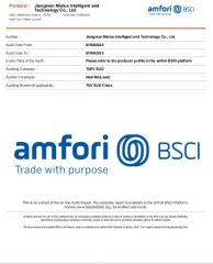 BSCI certificate from Jiangmen Mielux Intelligent and Technology Co., Ltd.