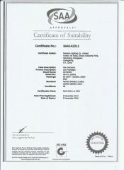 LED Flood Light certificate from Rayborn Lighting Industry Co., Ltd.