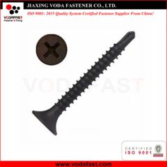 Vodafast Trumpet Head Self Drilling Screw C1022 Black Grade 4.8 Origin China Groove All Kinds Connection Screw Sample - Jiaxing Voda Fastener Co., Ltd.