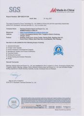 SGS Guarantee certificate of Nantong Victoria Import and Export Co., Ltd. – certificate photo, supplier certificates section