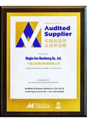 SGS Certificate certificate from Ningbo Ace Machinery Co., Ltd.