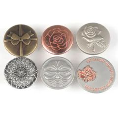 Shank Denim Jeans Metal Button Denim Brass Painting Round Dry Cleaning Jeans Button for Clothes Jeans Buttons and Rivets - Shenzhen Zonesun Industry Co., Ltd