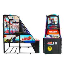Foldable Basketball Shooting Sport Style Metal Plastic Wood Material Arcade Game Machine - Image 5