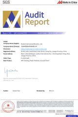 SGS certificate from Medoo International(Wuxi)Co., Ltd.