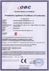 CE Electrical Certification certificate from Wenzhou Xusheng Machinery Industry and Trading Co., Ltd.