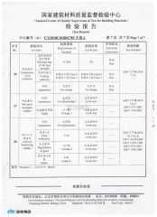 Test Report certificate from Guangzhou Geeshine Building Materials Co., Ltd.