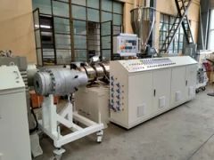 Quality Plastic PVC Pipe Double Screw Extruder HDPE Pipe Single Screw Extruder - Image 1