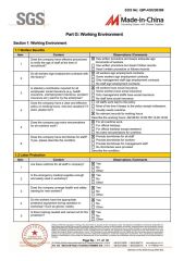 SGS certificate from Cangzhou Weijiang Metal Products Co., Ltd.
