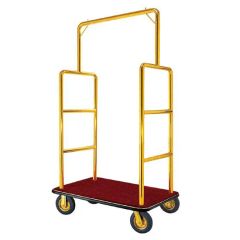 Hotel Lobby High Standard Concierge Bellman Cart Baggage Luggage Trolley - Image 3