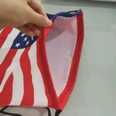 Custom Drawstring Bag with Logo Printed Sport Water Resistant Lightweight Gym Backpack Promotional Drawstring Sportpacks - Image 5