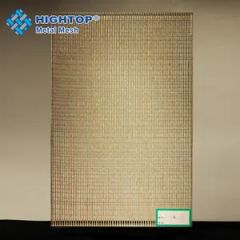 Sound Insulation Decorative Metal Wire Mesh Laminated Glass Structure Solid Appearance Flat Trademark Amber HS Code - Image 2