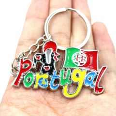 Custom Metal Keychain for Portugal Tourist Souvenirs - Image 4