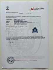 SGS certificate from Ningbo Ks Medical Tech Co., Ltd