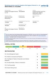 BSCI certificate from Hangzhou Special Nonwovens Co., Ltd.