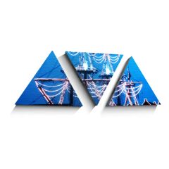 Creative LED Display Modules Indoor Outdoor P6 Fixed Installation Triangle LED Screen - Image 1