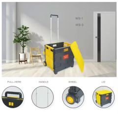Promotional Gift Plastic Handy Foldable Shopping Cart - Image 6