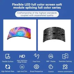 Flexible Indoor RGB LED Display Modules - 320X160mm Curved Design - Image 5