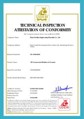 CE certificate certificate from Taian Nuolian Engineering Materials Co., Ltd.