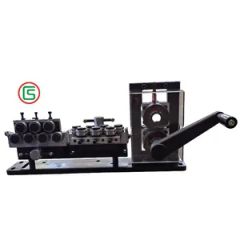 Trade Show Equipment Machinery One Machine to Straighten 1/4 Inch 3/8 Inch Copper Tubes - Image 1