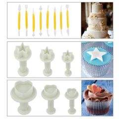 Baking Accessories Plastic Wedding Decoration Cake Tool Mold Set - Image 5