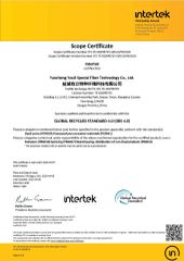 GRS certificate from Chuangda Plastic Industry Co., Limited